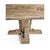 Rustic Farmhouse Trestle Wood Console Table For Sale - Image 10 of 10