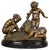 French Sculpture of Children in Bronze For Sale