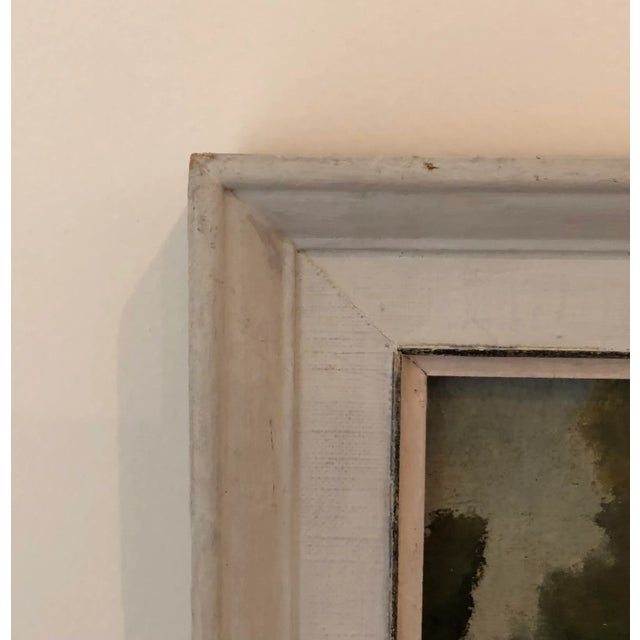 Marius Chambaz, Bord de l'Aire, Genève, 1934, Oil on Cardboard, Framed For Sale - Image 6 of 10