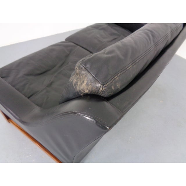 Mid-Century Rosewood & Leather 2-Seater Sofa by Rudolf Glatzel for Kill International, 1960s For Sale - Image 10 of 13