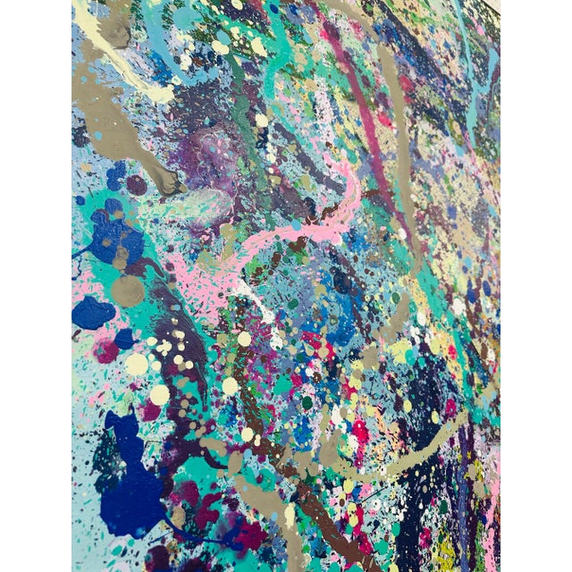 Large Modern Expressionist Abstract Painting For Sale - Image 4 of 6