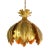 Contemporary Brutalist Acid Treated Brass Pendant Lamps by Svend Aage for Holm Sorensen, Set of 2 For Sale - Image 3 of 9