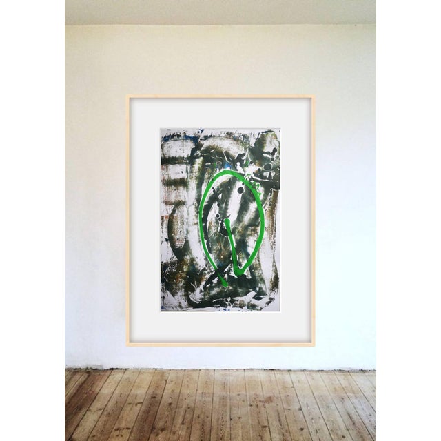 Plastic Alice Maier, The 5th Element Series: No. 6, 2024, Acrylic on Paper For Sale - Image 7 of 10