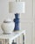 Add a mediterranean vibe to your home with our 14" greek key covered urn. Crafted of white glazed porcelain with a hand...