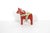 Vintage Swedish Dala Horse by Grannas a Olssons Folk Art Red Orange For Sale - Image 4 of 9