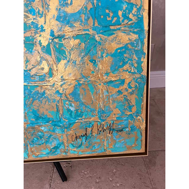 Turquoise Matrix - Designed by Cheryl P. Kohloff For Sale - Image 11 of 11