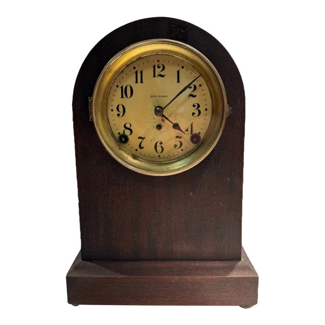 Antique Seth Thomas Beehive Style Mantel Clock For Sale