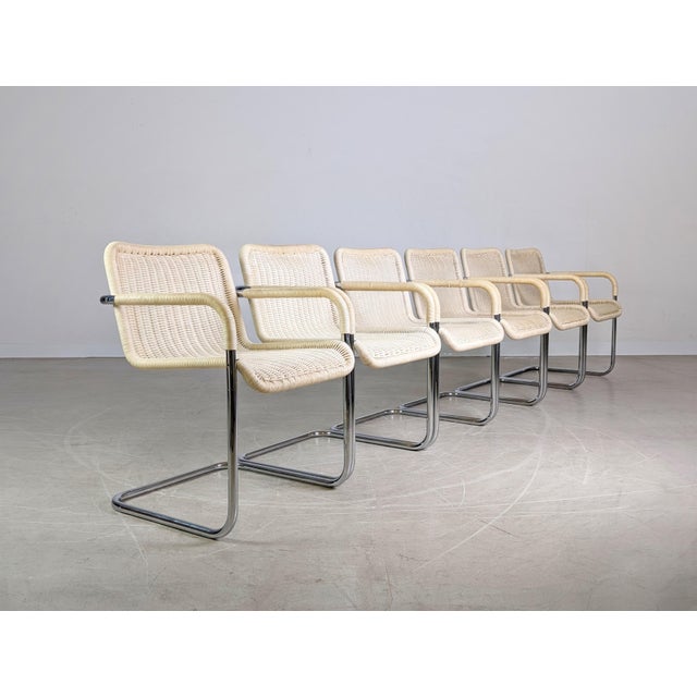 Vintage D41 Cantilever Chairs from Tecta, Set of 6 For Sale - Image 4 of 13