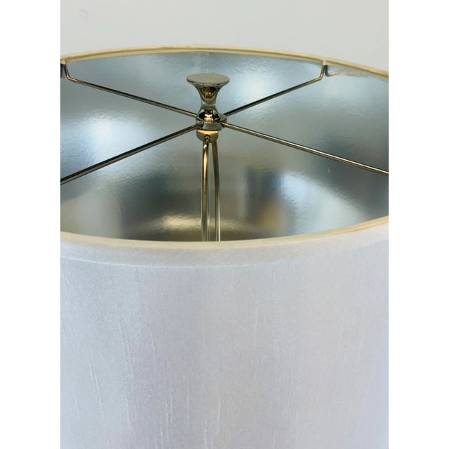 Global Views Modern Polished Nickel Grecco Table Lamp For Sale In Atlanta - Image 6 of 8