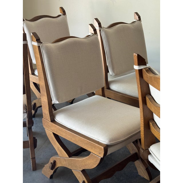 1960s 1960s German Wedge Joint Dining Chairs - 6 For Sale - Image 5 of 7