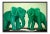 Jade Elephants by Sarah Edwards, Art Print in Black Frame, Medium For Sale