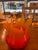 2004 Cohn-Stone Studios Red and Orange Flame Art Glass Vessel For Sale - Image 4 of 4