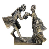 Silver Statuettes with Figures of Dancers For Sale