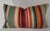 This fine Mexican serape fabric from Ralph Laurens line of Tex / Mex fabric and the backing is in a yellow linen...
