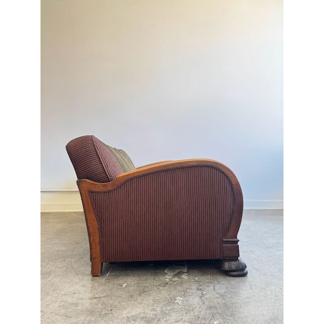 1930s Authentic Art Deco 3 Seater Sofa For Sale - Image 14 of 17