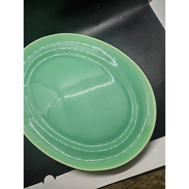 Vintage Ceramic Celedon Platter
