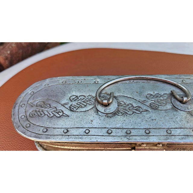 Silver Antique Oblong Plated Box, 1890s For Sale - Image 8 of 9