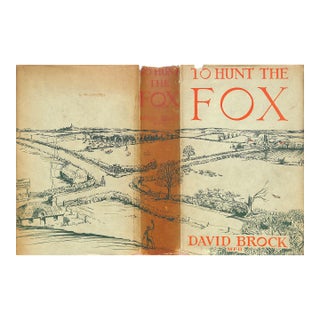 "To Hunt the Fox" Brock, David m.f.h For Sale