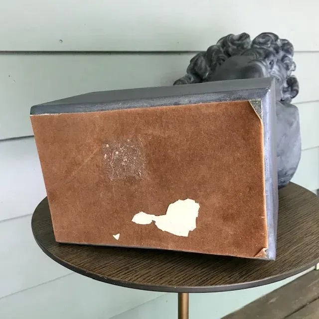 20th Century Plaster, Concrete & Resin Bust of David For Sale - Image 11 of 12