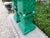 Pair of Large Carved Wood Faux Malachite Obelisks For Sale - Image 9 of 12