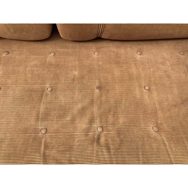 Textile Vintage Brown Daybed Sofa, 1970s For Sale - Image 7 of 17