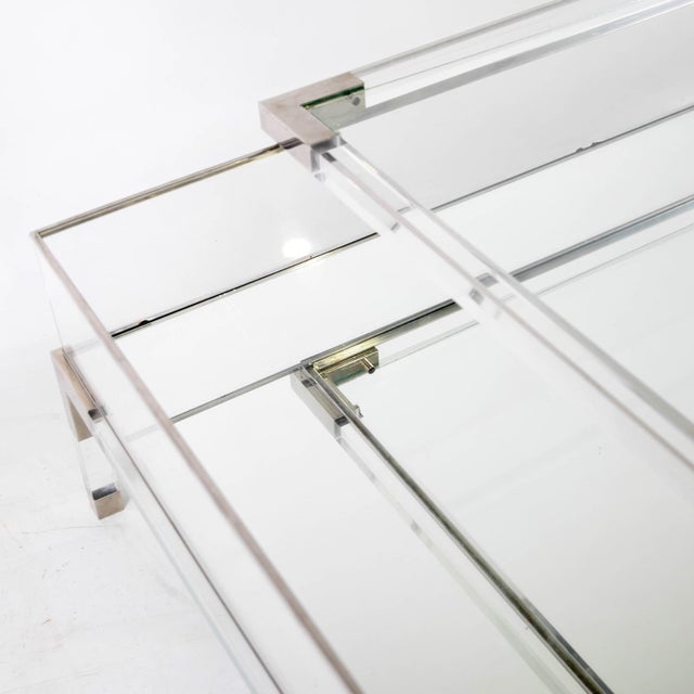 Coffee Table with Display Case, 1980s For Sale - Image 12 of 16