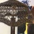 Early 20th Century Antique Rattan Eiffel Tower Floor Lamp For Sale - Image 5 of 12