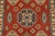 2020s Kazak Rug 4′ X 6’2” Red Wool Tribal Hand-Knotted Oriental Carpet For Sale - Image 5 of 12