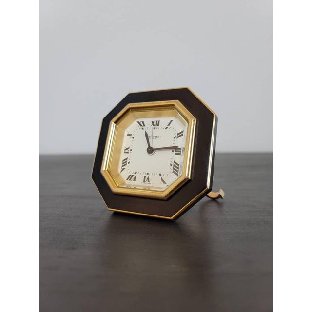 Vintage Cartier Octagonal Desk Travel Alarm Clock Chairish