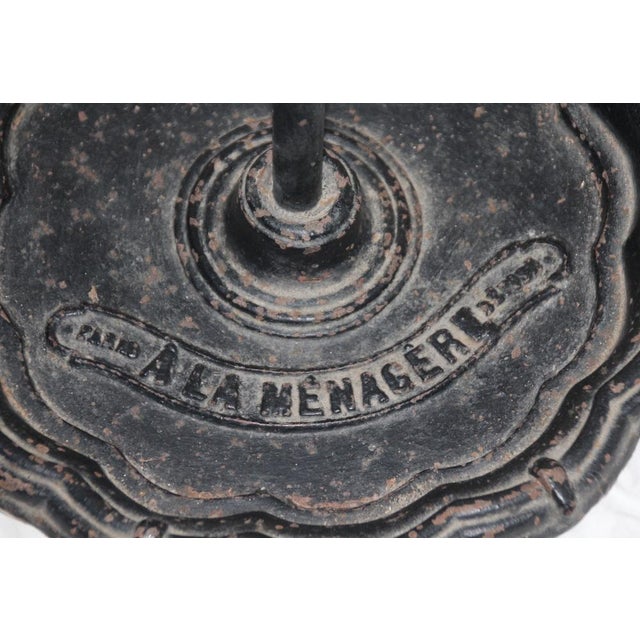 Black Cast Iron Umbrella Stand or Walking Cane Holder, 1890s For Sale - Image 17 of 18