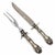 English Baroque Carving Knives in Silver from Wallace, Set of 2 For Sale - Image 6 of 9