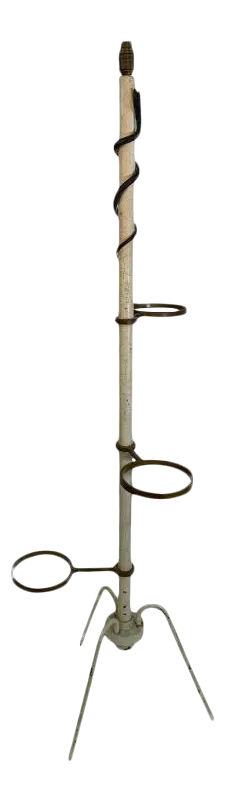 French Modernist Snake Floor Lamp in the Manner of Jean Royere