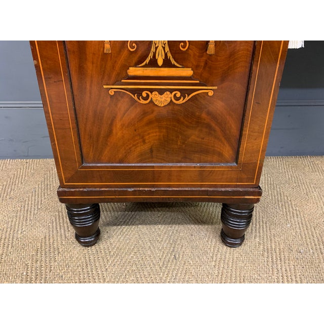 George III Inlaid Mahogany Pedestal Sideboard, 1800 For Sale - Image 12 of 18