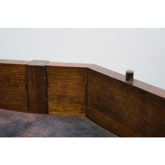 Late 20th Century Brandt Mahogany Octagon Curio Cabinet Display Case Vitrine Shadowbox Table 23" For Sale - Image 14 of 18