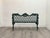 Beautiful cast aluminum outdoor bench in good vintage condition