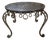 Metal and Black Marble Coffee Table by René Drouet, 1960s For Sale