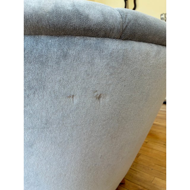 Gray Vintage Swedish Modern Lounge Chairs in the Style of Otto Schulz - a Pair For Sale - Image 8 of 9