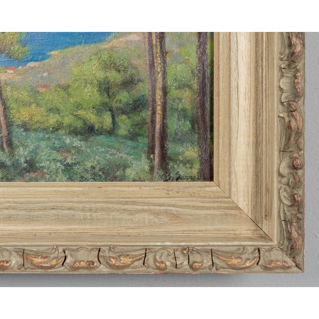 Mid 20th Century French Mid Century Côte d'Azur Painting For Sale - Image 5 of 5