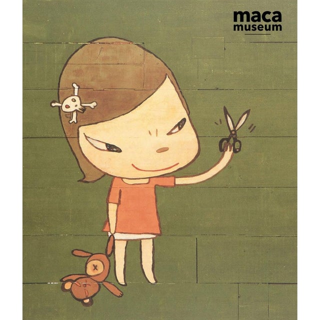 Contemporary Yoshitomo Nara Cute the Dark Side Official Exhibition Poster For Sale - Image 3 of 3