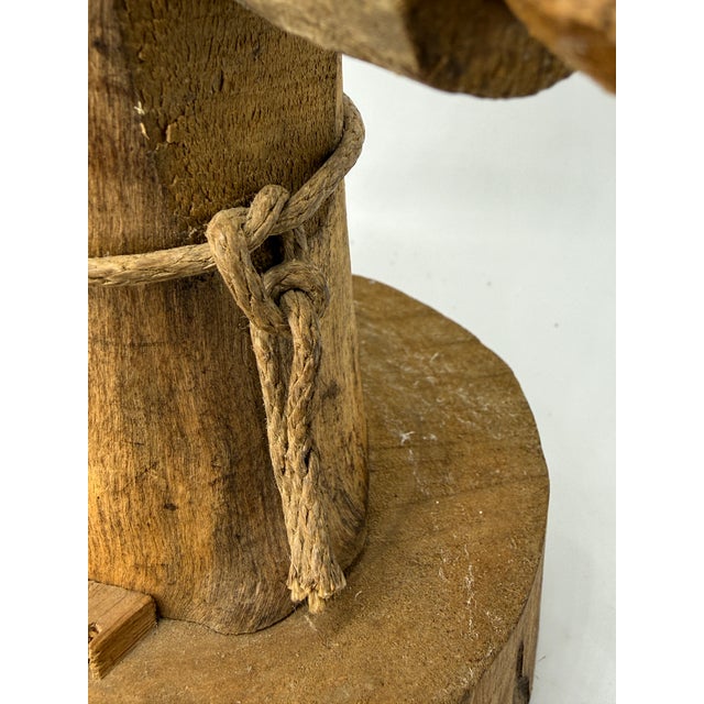 Ortega St. Francis Wood Carving by Ben Ortega 1979 New Mexico Southwestern Santa Fe Statue For Sale - Image 4 of 10