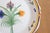 Cream 19th Century Set of 5 French Faïence Plates – Hand-Painted Floral – Scalloped Edge – Provincial Style For Sale - Image 8 of 12