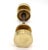 Late 20th Century Modern Polished Brass Round Flat Door Knob Set For Sale - Image 5 of 6
