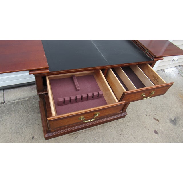 1980s 1980s Lexington Mahogany Server Bar Designer For Sale - Image 5 of 8