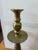 1920s Pair of Moroccan Large Solid Brass Candlesticks For Sale - Image 4 of 9