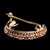 Antique Victorian 18 Karat Gold Crescent Brooch with Ruby and Diamond, 1880s For Sale - Image 13 of 18