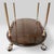 Mid-Century Modern Italian Serving Trolley Bar Cart in Lacquered Goatskin Parchment, 1960s For Sale - Image 11 of 18