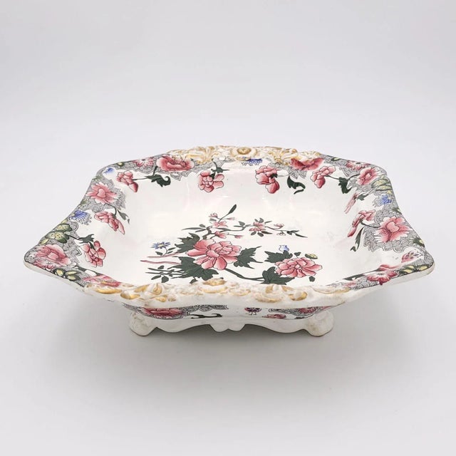 Pair of 19th Century English Spode "New Fayence" Vegetable Dishes With Covers For Sale - Image 11 of 13