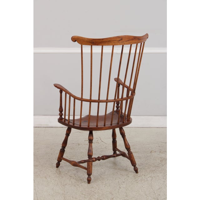 Dr Dimes High Fan Back Windsor Armchair For Sale In Philadelphia - Image 6 of 18