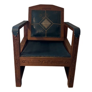 Vintage Moroccan Armchair, 1960s For Sale