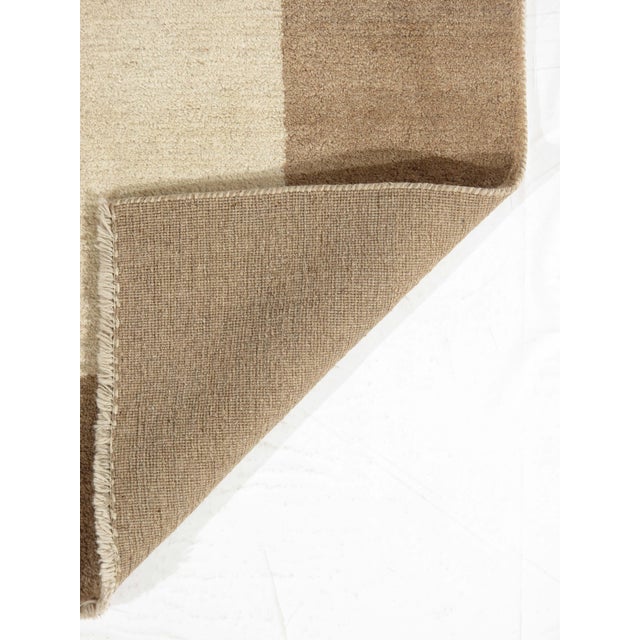 1980s Vintage Hand-Knotted Persian Gabbeh Rug 6'9" X 9'9" For Sale - Image 5 of 5